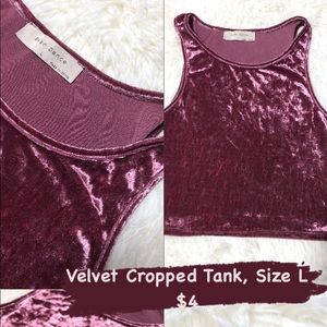 BEAR DANCE Velvet Tank, sz L - SEXY!